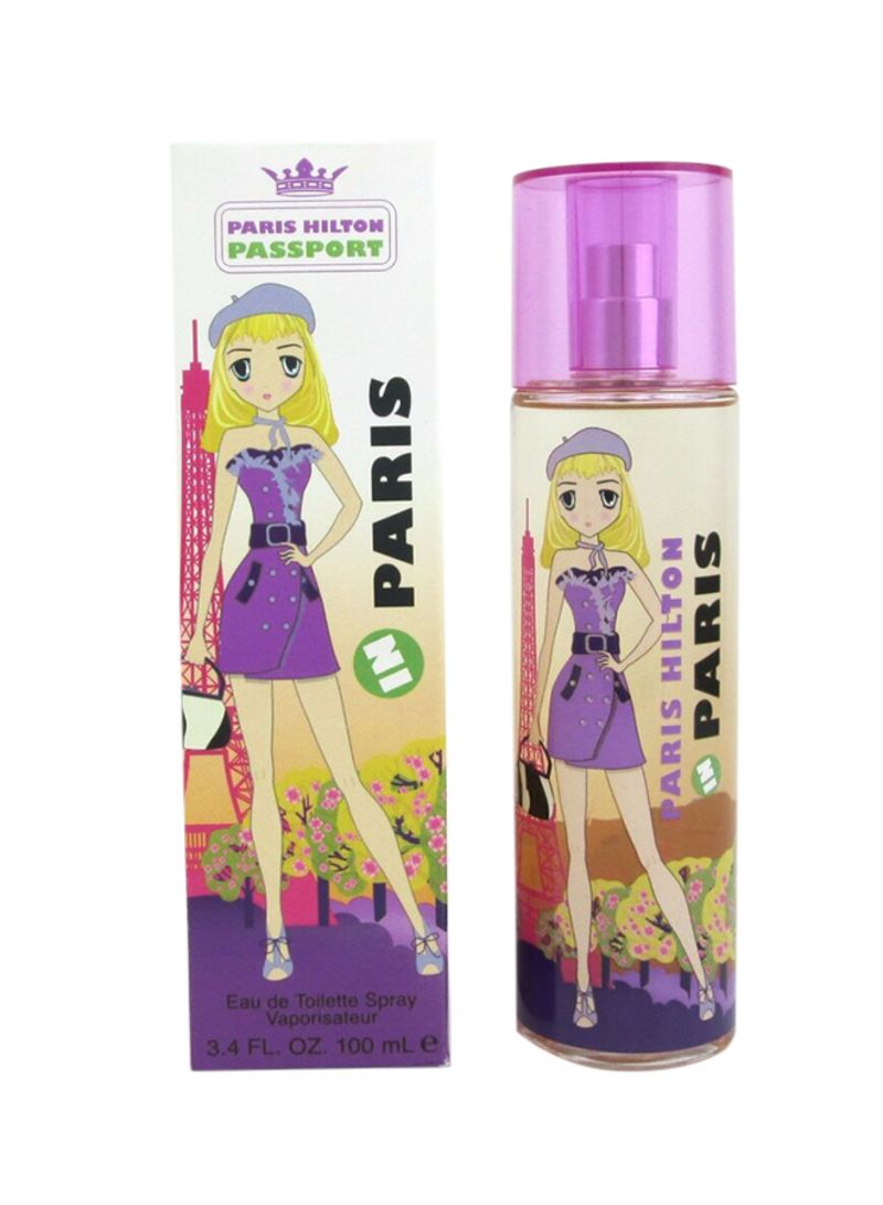 PARIS HILTON PASSPORT IN PARIS (W) EDT 100ML